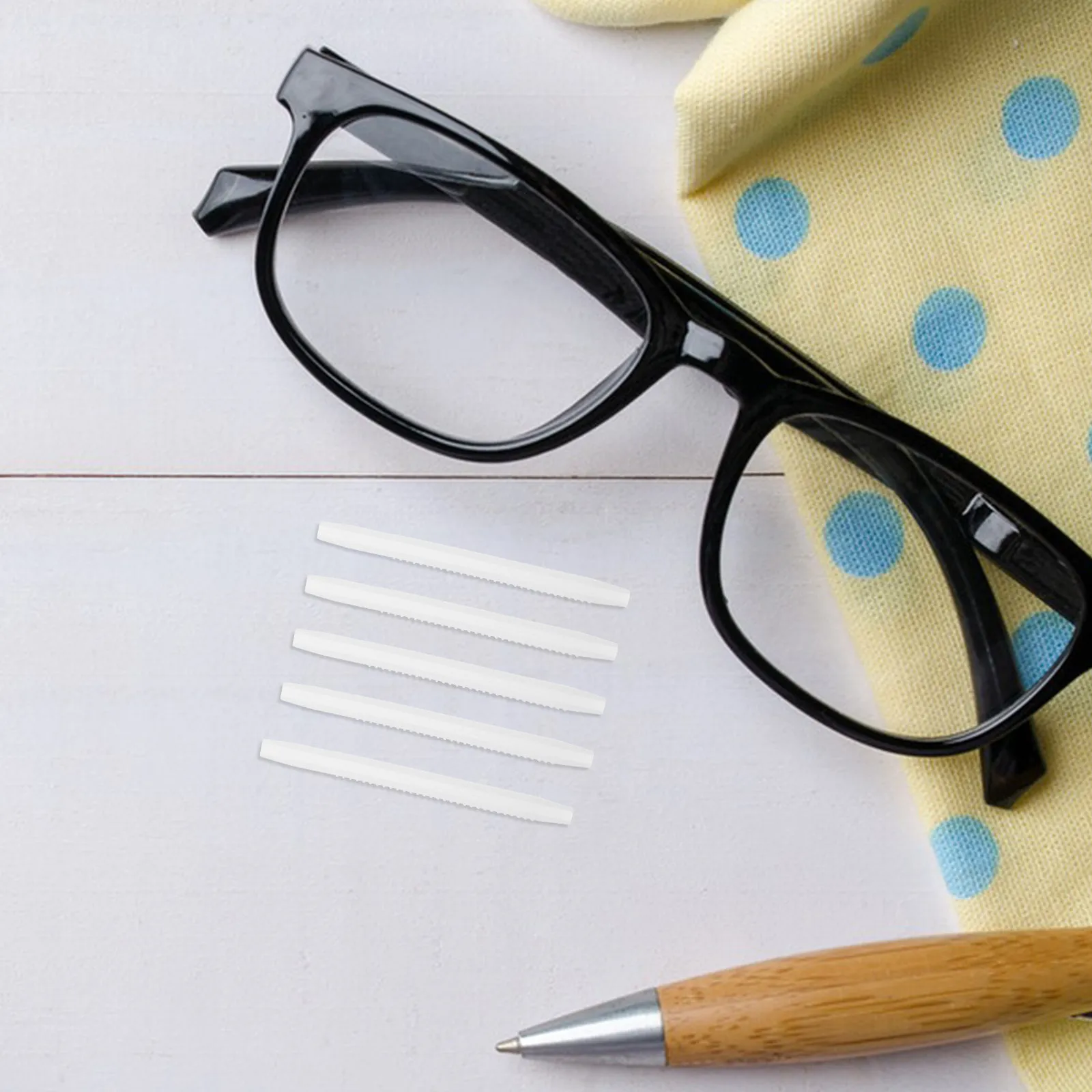 

6Pairs Glasses Ear Grips Non-Slip Pc Material Eyeglass Holders Prevent Slipping Sport Glasses Leg Covers Ear Cushions