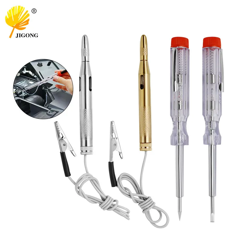 Car maintenance tester 6-24V portable car measurement voltage pen, car repair induction test light circuit detection pen