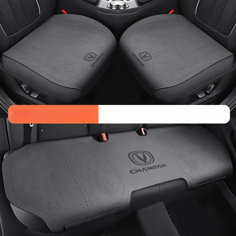 For Changan CS75 PLUS Suede Leather Full Set Seat Covers Anti-Wear Protector Cushions Interior Styling Mod Accessories