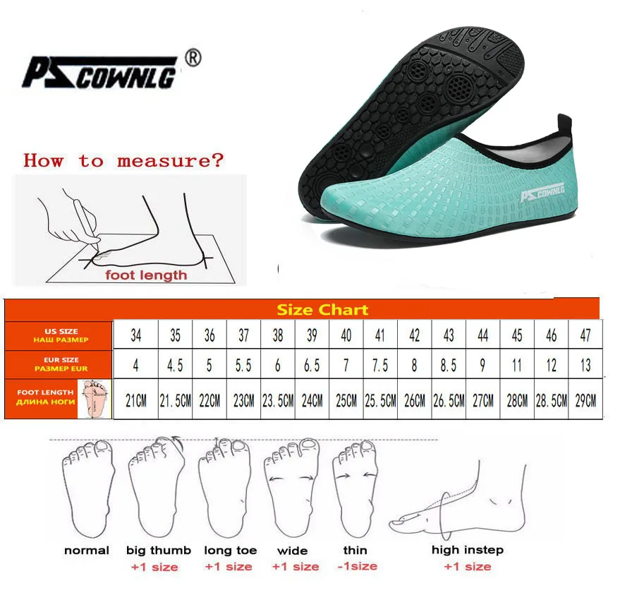 Tauchen Schuhe Frauen Aqua Schuhe Männer Strand Schwimmen Wasser Sport Socken Barfuß Sneaker Fitness Tanz Schwimmen Surfen Schnorcheln Schuh – Detail 1