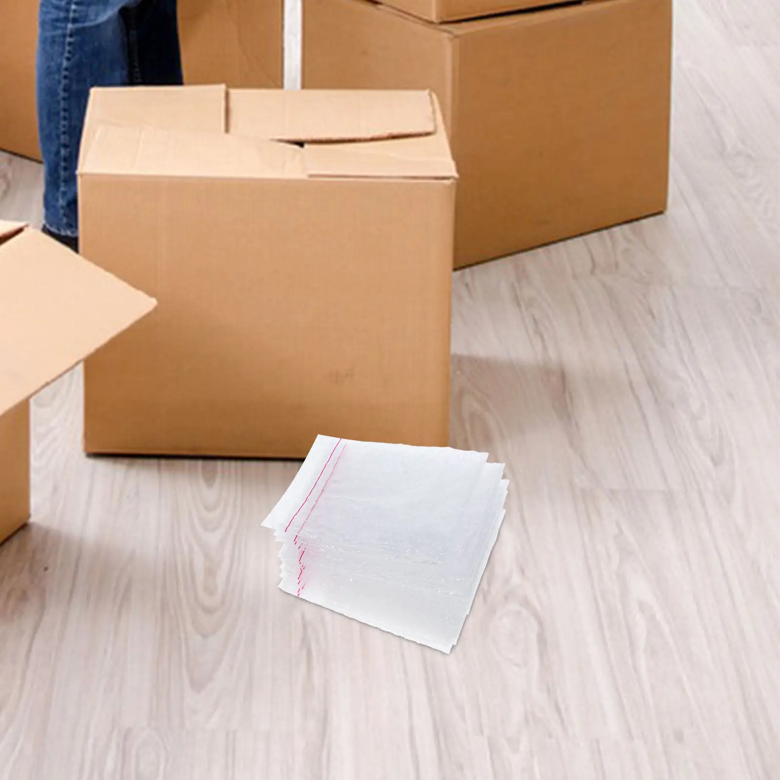 50pcs Envelopes Plásticos à Prova de Choque para Pequenos Negócios Sacos de Envio Transparentes Leves e Resistentes a Rasgos