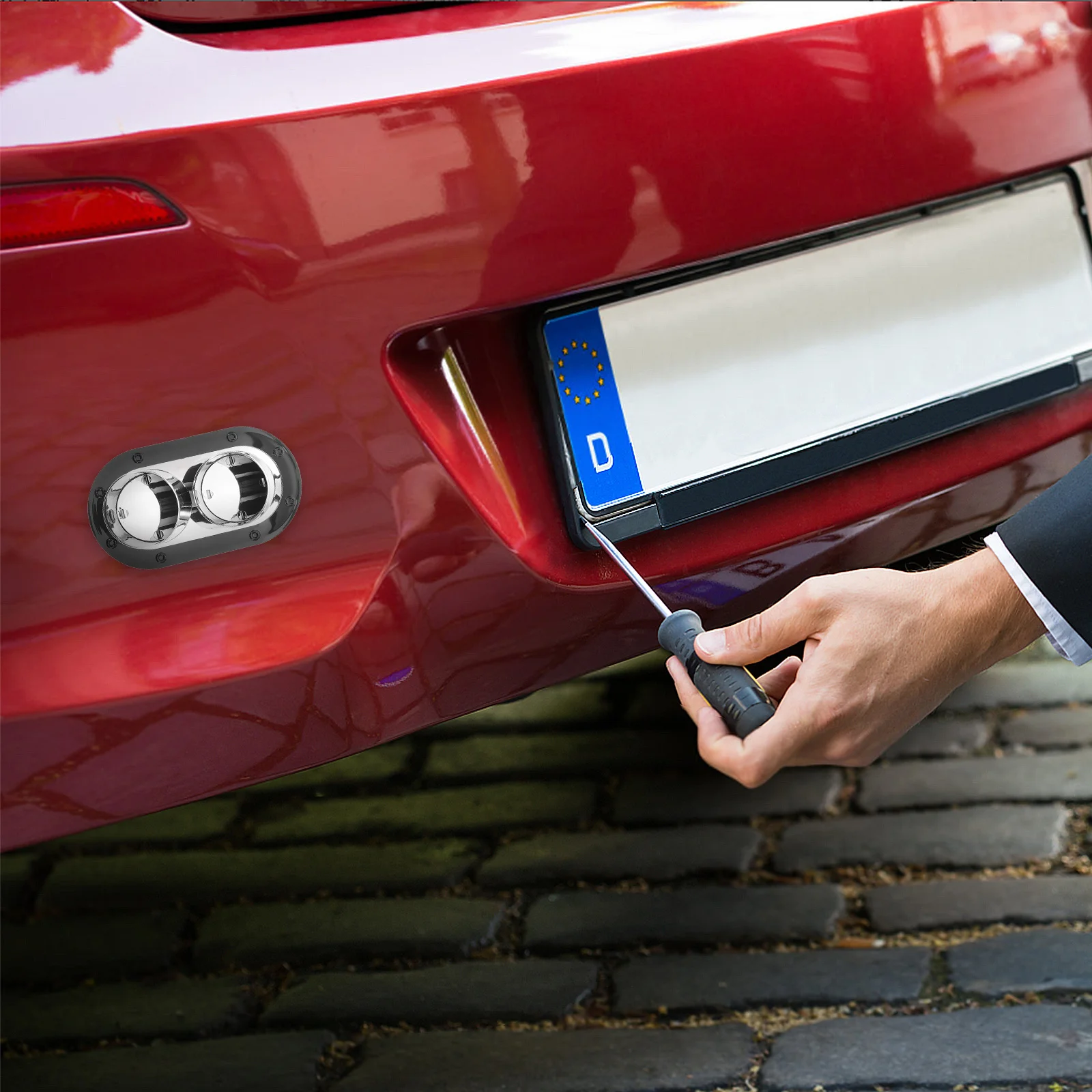 

Car Bumper Decorative Exhaust Muffler Scratch Protection Fake Outlet Tip Universal Vehicle Accessory Automotive Supply