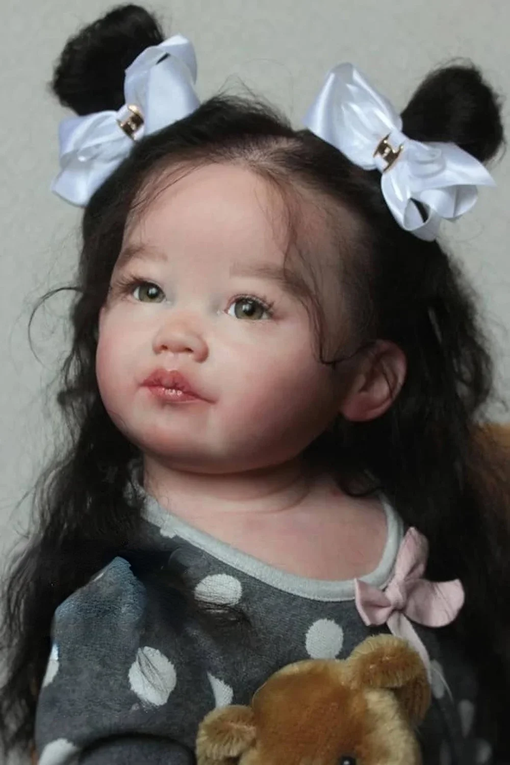 

32Inch Huge Size Reborn Toddler Doll Kit Leonie Princess Girl Real Life Size Unfinished Unpainted Doll Parts with Body