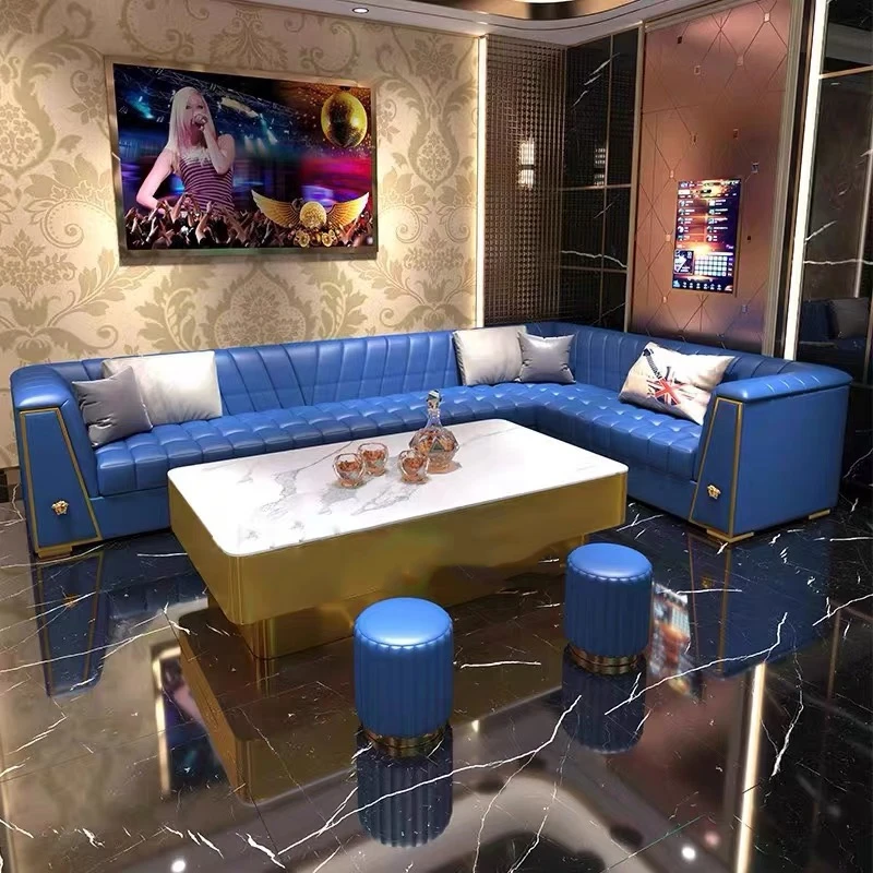 

# Synthetic Leather Restaurant Booth Seat For Nightclubs Bars Hotels-Modern Design Lounge Furniture Set