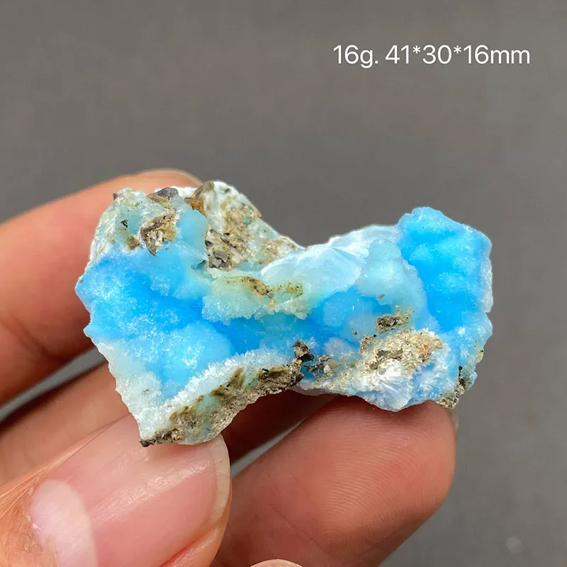 100%  Natural blue aragonite Mineral Specimens Stones and Crystals Healing Crystal