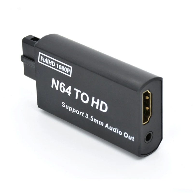 DISOUR 1080P N64 to HDMI-compatible Converter Game Adapter Plug and Play HD Cable Adapter for Nintendo 64/NGC/SNES Accessories