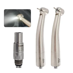 Dental Max X600L X700L High Speed Handpiece Air Turbine Standard Push Button Head With Optic Fiber Dental Lab Equipment