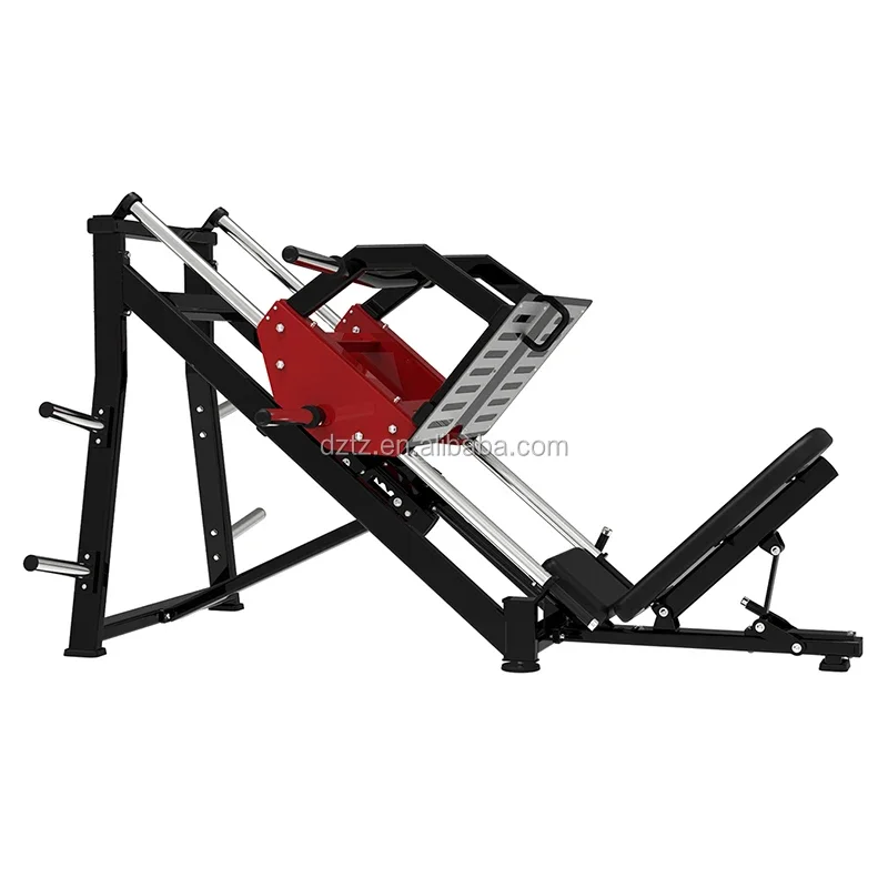 Commercial Gym Equipment Strength Training Weight Plate Loading Linear Incline Leg Press Machine 45 Degree Leg Press