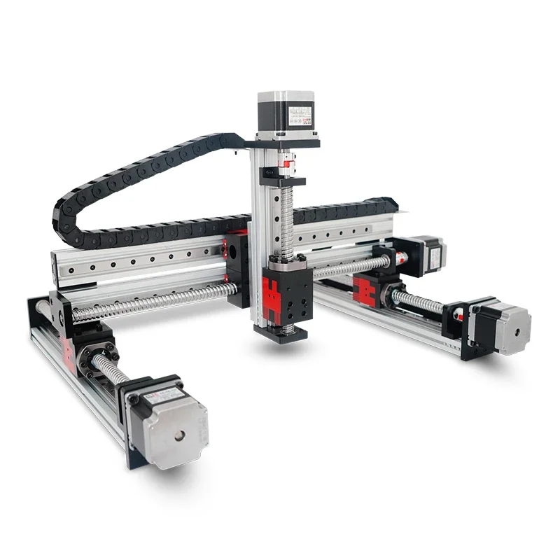 3 Axis Linear Stage Xyz Gantry Robot Arm Motorized Table Multi-axis Positioning System Custom Rail Guide