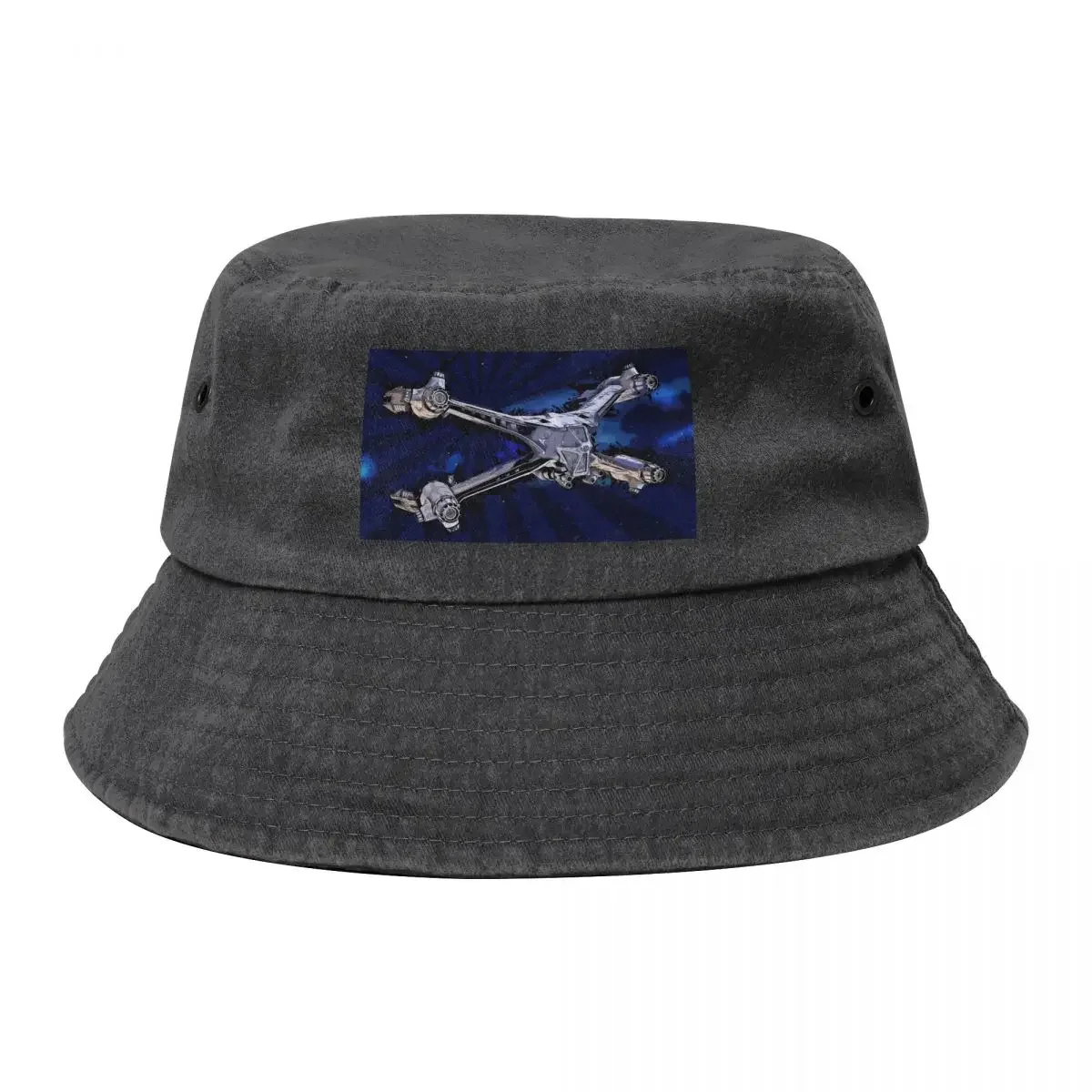 Babylon 5 Starfury (big version) Bucket Hat Icon derby hat Caps For Women Men's