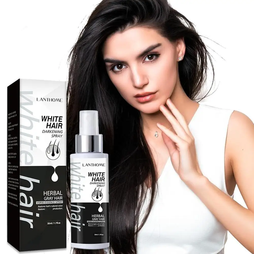 بخاخ العناية بالشعر من lanthom-أبيض إلى أسود ، جميع أنواع الشعر ونغماته ، W0a3 ، 50