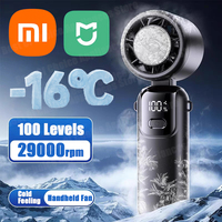 Xiaomi Refrigeration Handheld Electric Fan High-speed Violent Turbo Fan Folding Neck Hanging Ice Pack Small Fan Office Outdoor