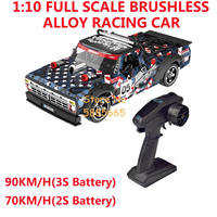 Professional 1:10 Large Electric Drift Racing RC Car 2.4G 4WD 90KM/H Brushless Motor 60A ESC RTR High Speed Remote Control Car