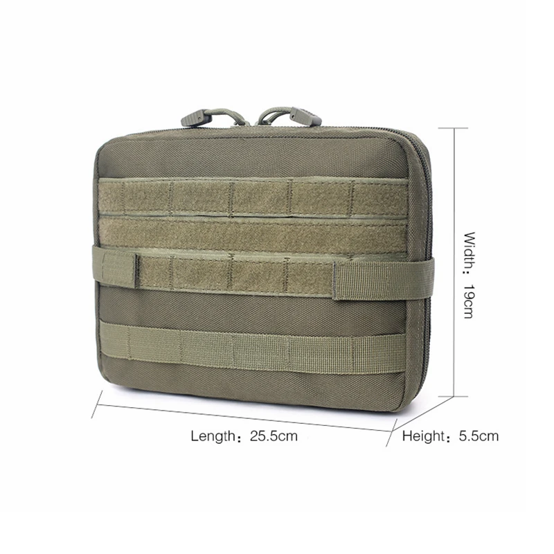 Outdoor Molle Pouch Outdoor Sport Nylon Multifunction Backpack Accessory Camping Fishing Cycling Trekking Tool Bag