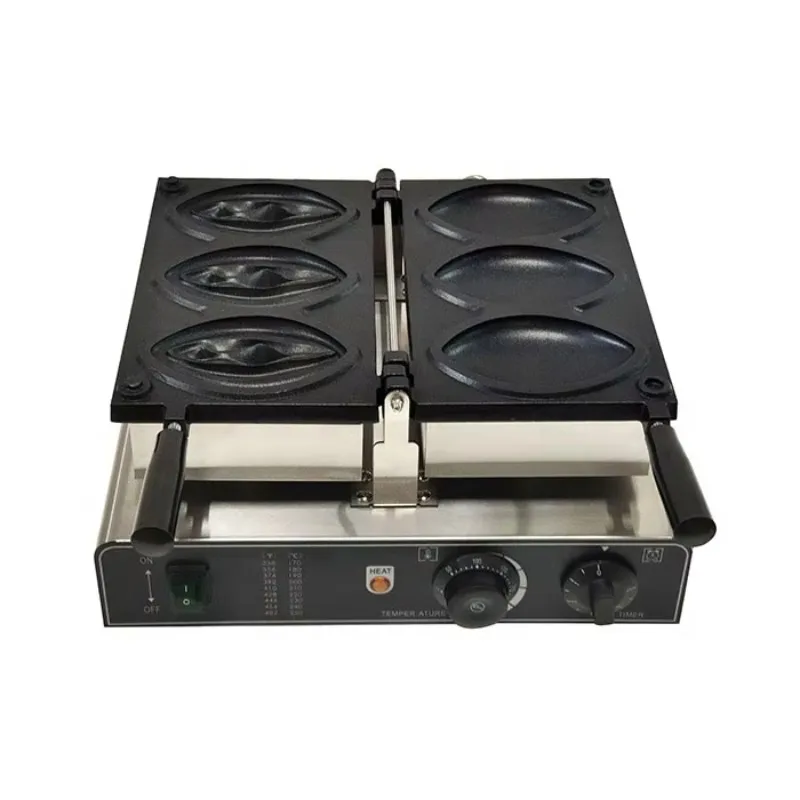 

Коммерческая закусочная еда, 3 шт., женская вафельница для киски, вафельница, вафельница