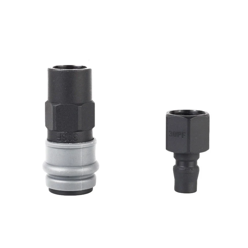 C-Type Connector Self-lock Connector Self-locking 2Pcs 8/10/12mm Compressor Pneumatic Fittings Quick Connector Brand New