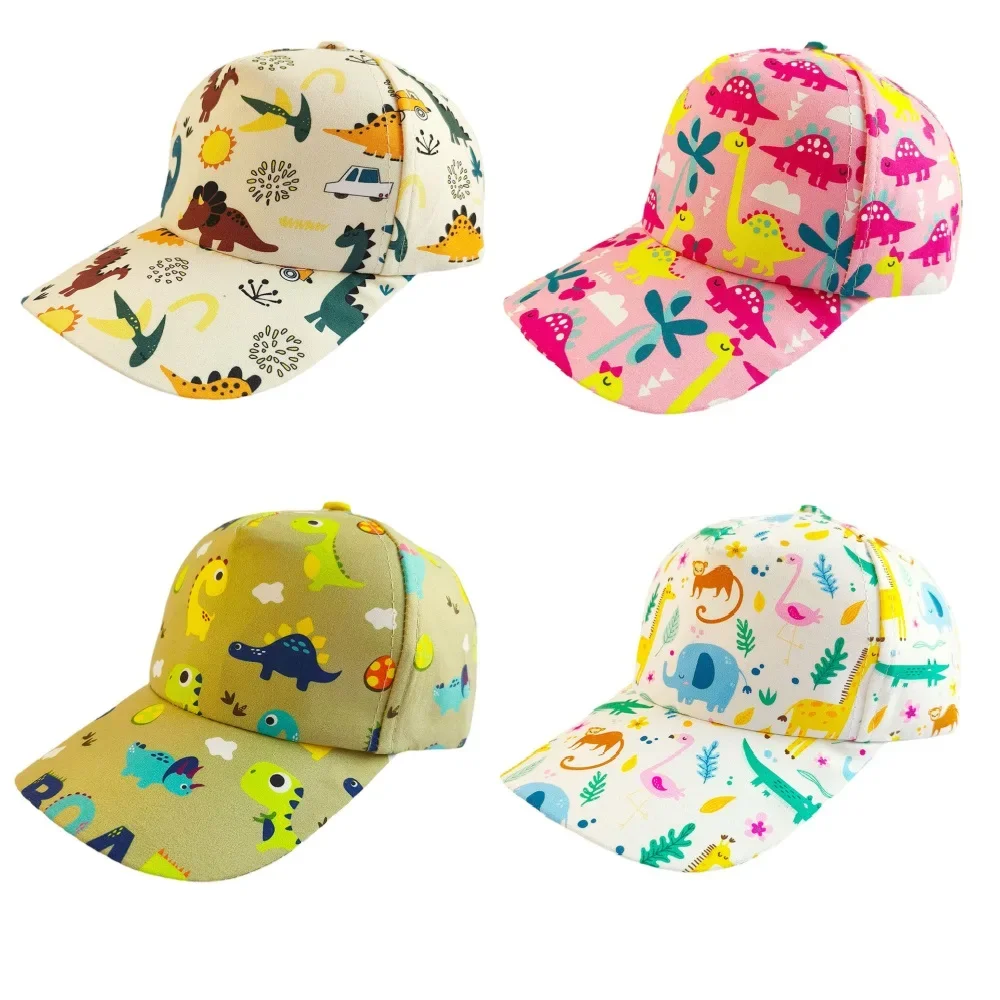 New Cartoon Summer Baby Sun Hat Kids Visor Cap for Boys Girls Travel Baby Baseball Cap Children Beach Sun Cap Accessories