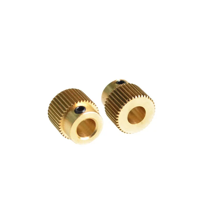 5~500Pcs 3D Printer Accessories 26 Teeth 40 Teeth MK7/MK8 Brass Reducer Feeding Wheel Extrusion Wheel