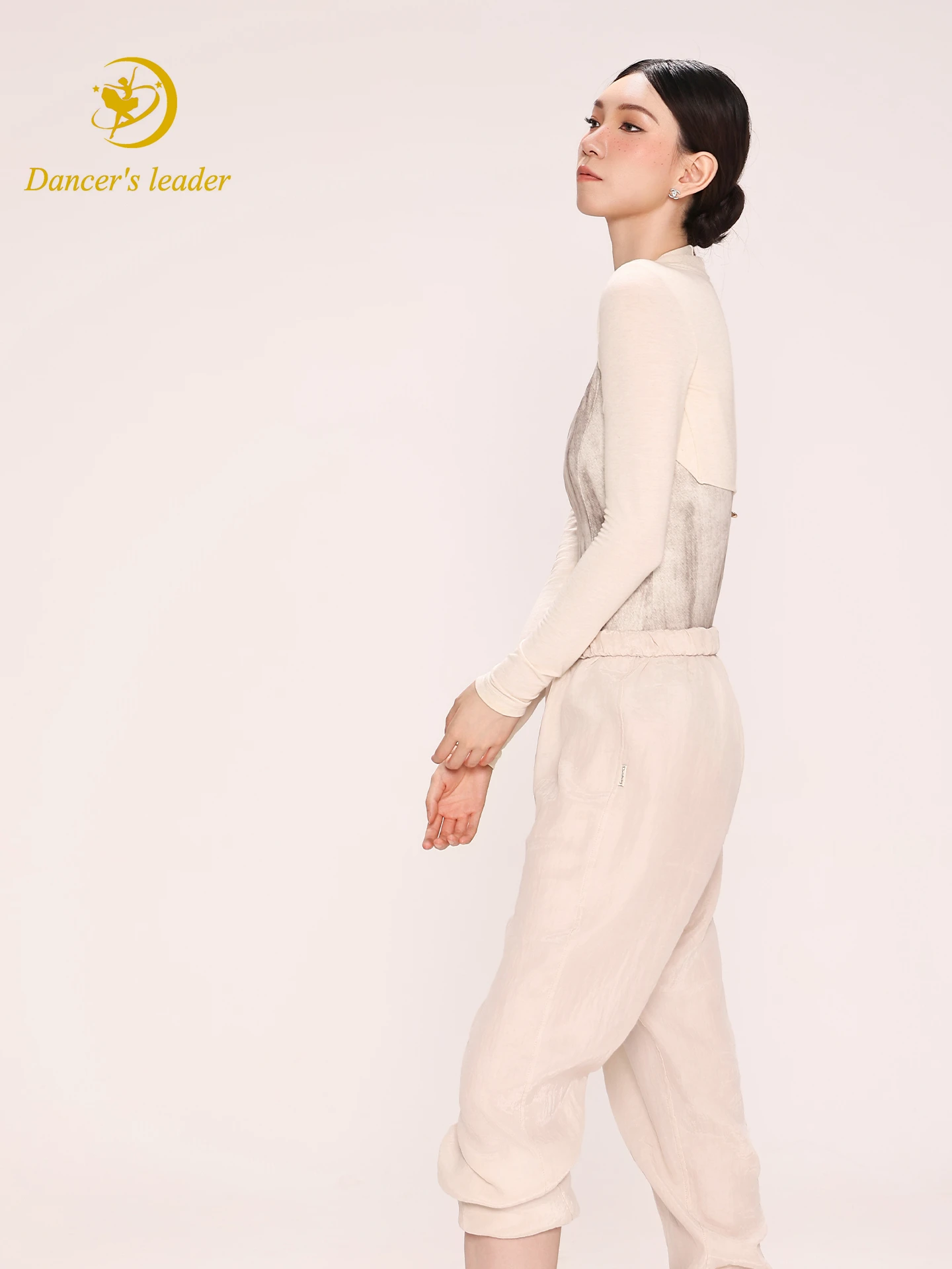 رداء رقص الباليه للنساء فستان ممارسة الجمباز أداء فستان الكبار الهوائية اليوغا فستان الكتف حامي كم طويل Camback #4