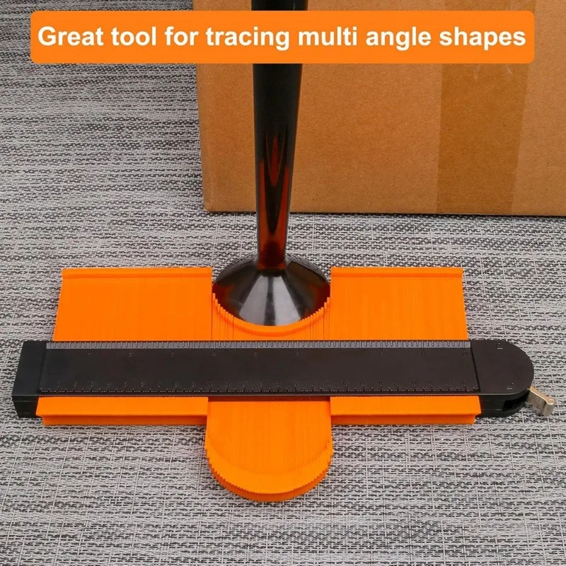 ABRU-Adjustable Lock 10 Inch Contour Gauge Profile Tool-Irregular Shape Duplicator Precisely Copier Copy