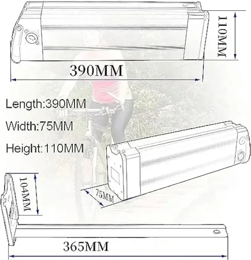 

Higher quality 48V/36V 20AH 15AH Silverfish Lithium Ion high power 500W 750W 1000W 36V 20Ah 48V 18650 Battery Pack+charger.