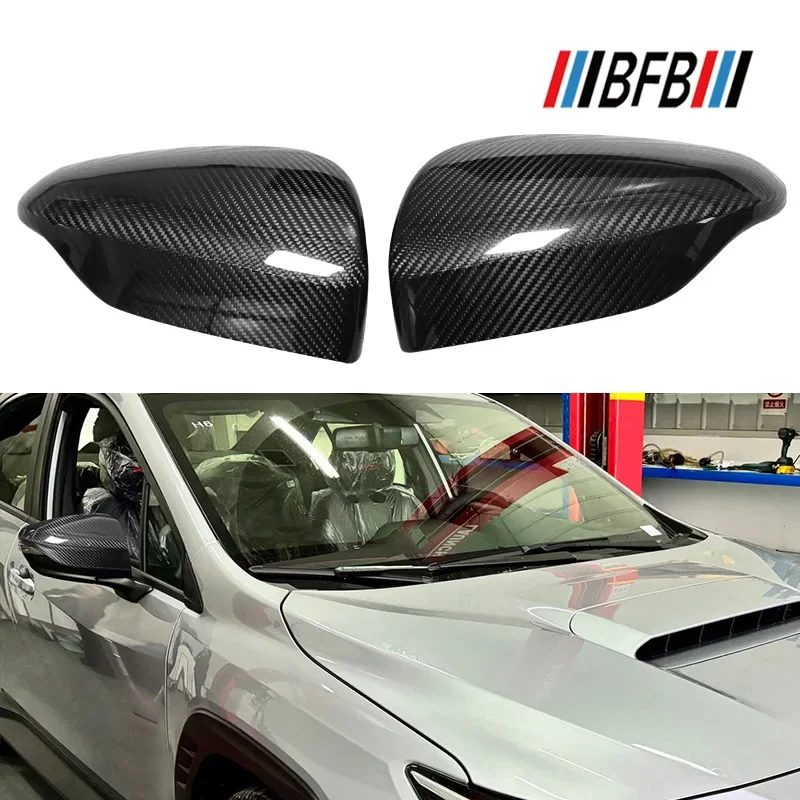 

For Subaru Impreza WRX Real Dry Carbon Fiber 2022-2025 Rearview Mirror Shell Cover Exterior Decoration Modification Accessories