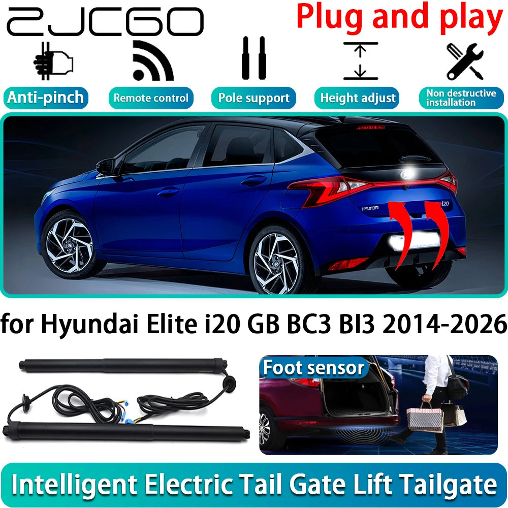 

for Hyundai Elite i20 GB BC3 BI3 2014-2026 Electric Powered Tailgate Power Liftgate Automatic Tailgate System With Foot Sensor