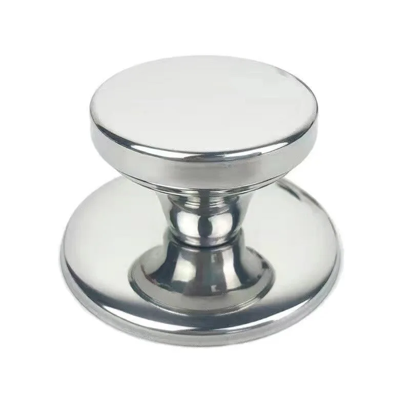 Korean-Style Extra-Thick Stainless Steel Pot Lid Handle with Top Bead for Kitchenware