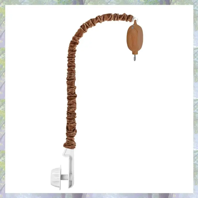 جديد وصول جرس السرير حامل تقليد الخشب الحبوب إطار غطاء من القماش تقليد الخشب الحبوب السرير جرس قلادة الخشب الحبوب صندوق تشغيل الموسيقى