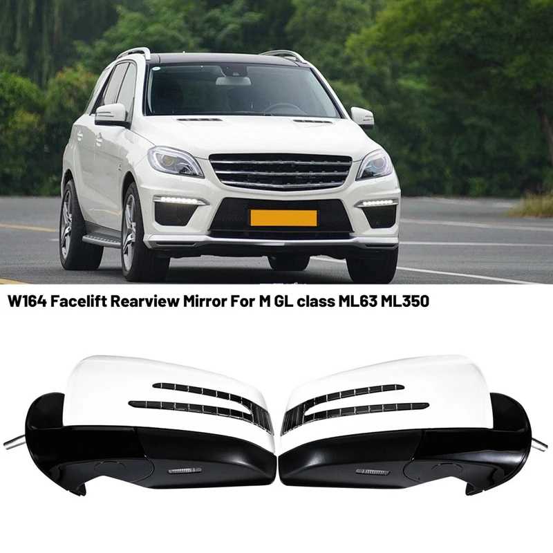 Folding Rearview Mirror For Mercedes-Benz W164 ML GL Class ML300 GL450 Parts Accessories