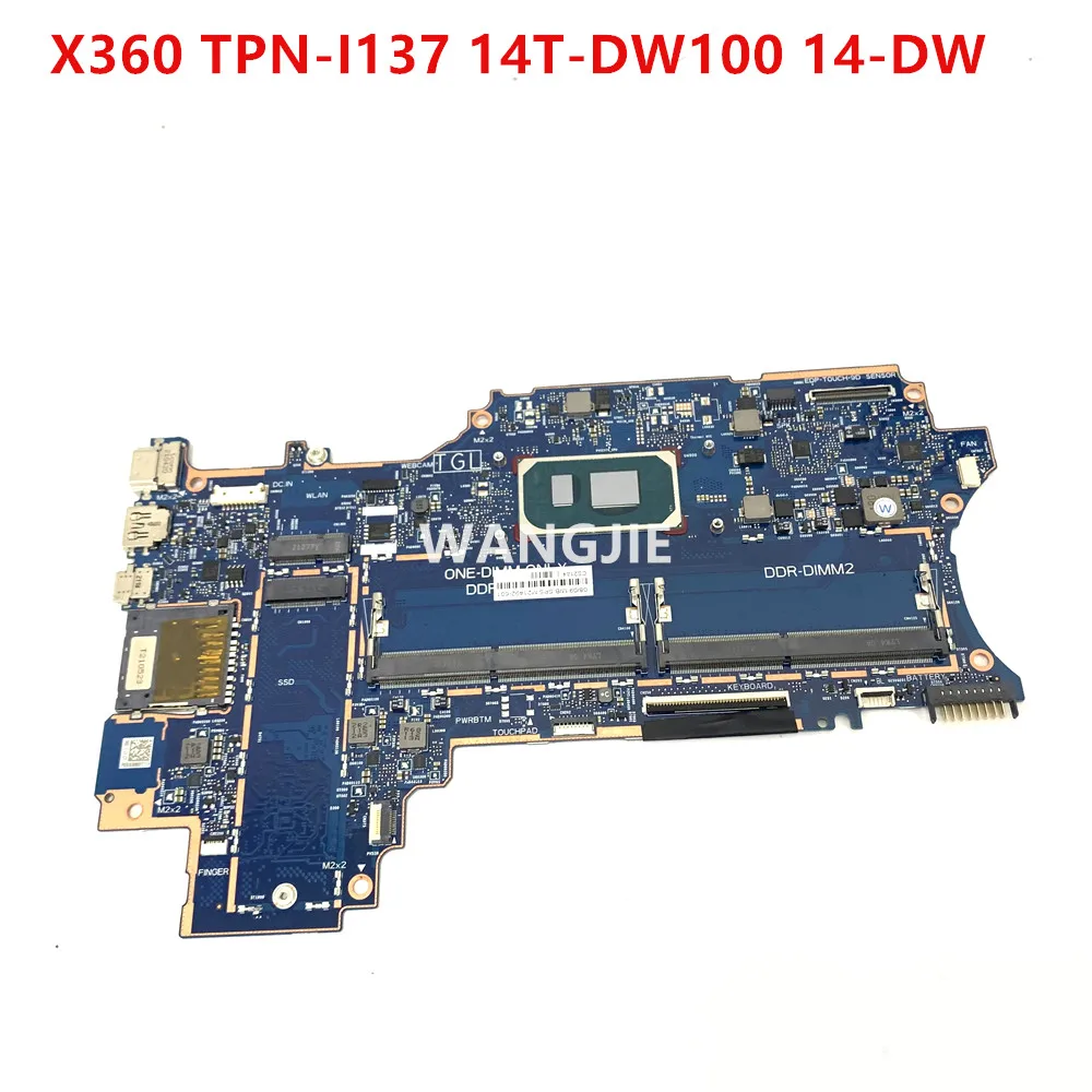 

X360 14T-DW100 For HP TPN-I137 14-DW Laptop Motherboard 6050A3202801-MB M21493-601 M21493-001 M21492-601 CPU SRK05 i5-1135G7 WIN