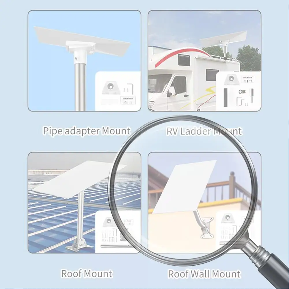 

Кронштейн для крепления Starlink Gen 3 на крышу автодома, адаптер для установки спутникового оборудования Starlink