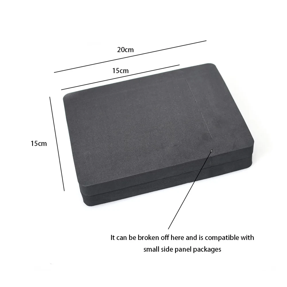 Conjunto de placa lateral de chaleco táctico JPC FPC para exteriores, 2 uds., tablero lateral con forro de espuma negro de dos tamaños