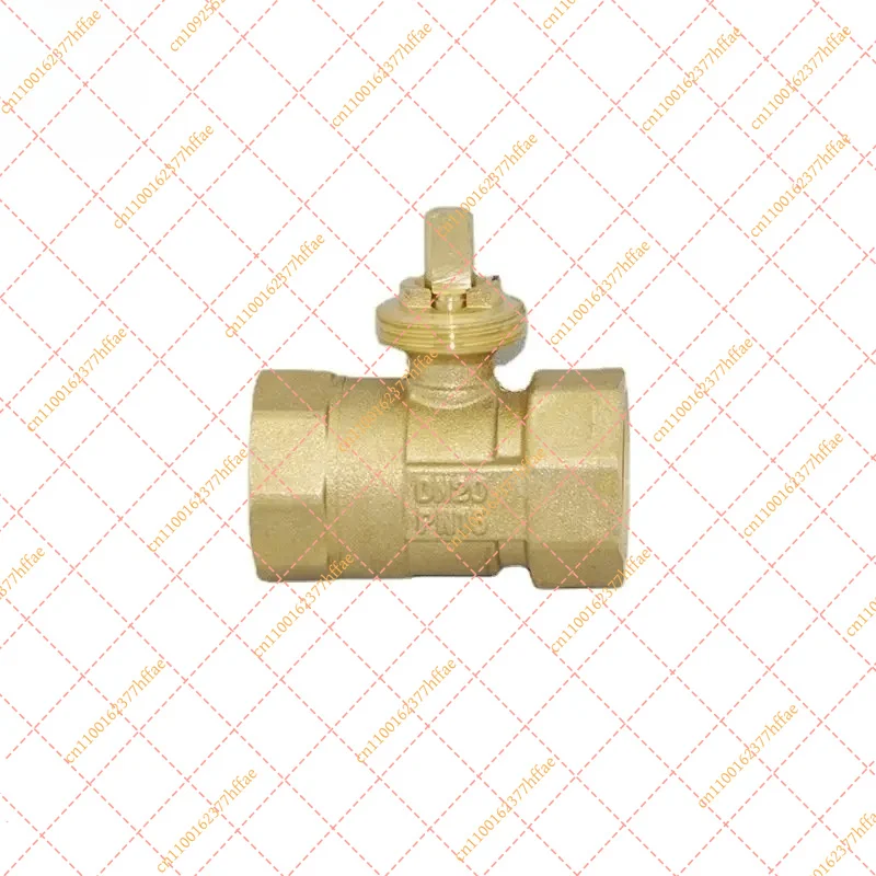 Brass Motorized Ball Valve (DN15-DN40) with 3-Wire Electric Actuator, AC220V 2-Way/3-Way Control