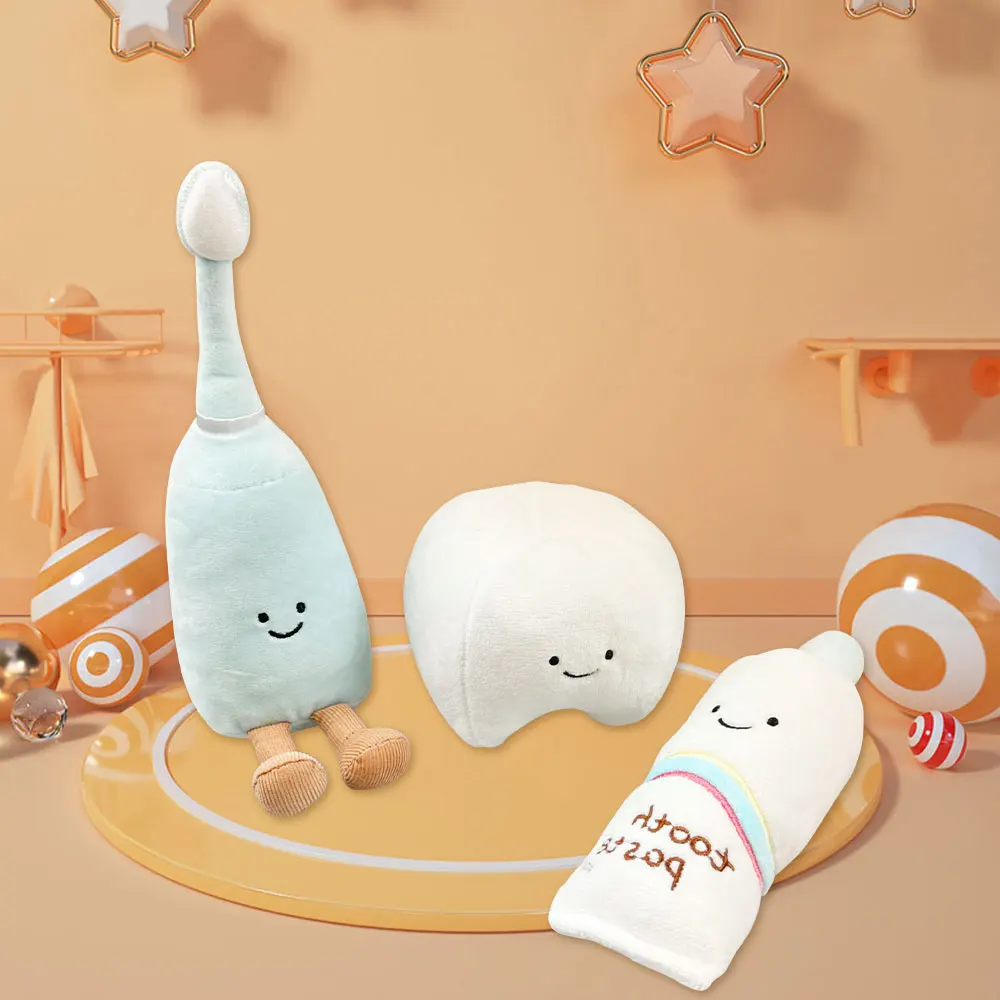 

Зубная паста, форма зубной щетки, стоматологическая модель мягкого зуба для детей, обучающие игрушки для чистки, мягкое украшение для стоматологической клиники