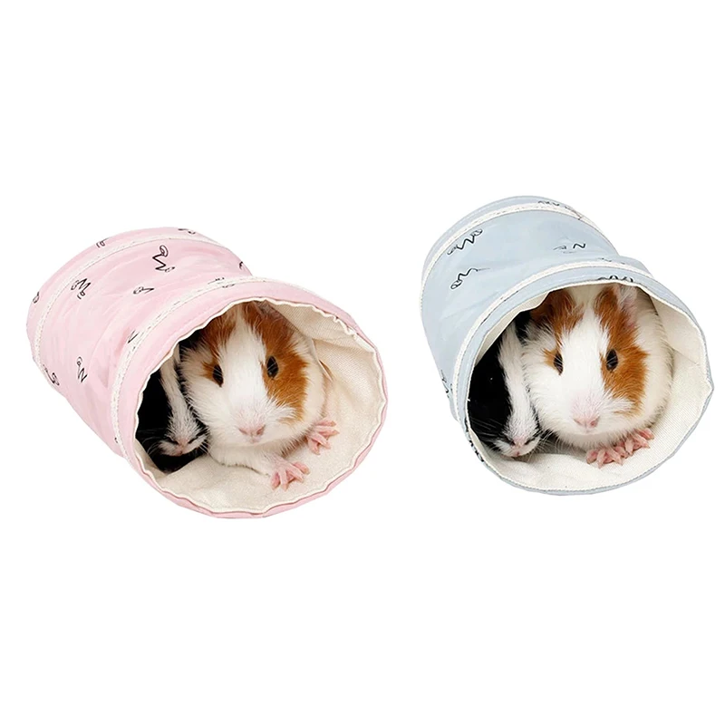 Warm Pet Hamster Cage Bed Toy Guinea Pig Tunnel Tube Chinchilla Hedgehogs Dutch Rats Cage Accessories Supplie Bearded Dragon Bed