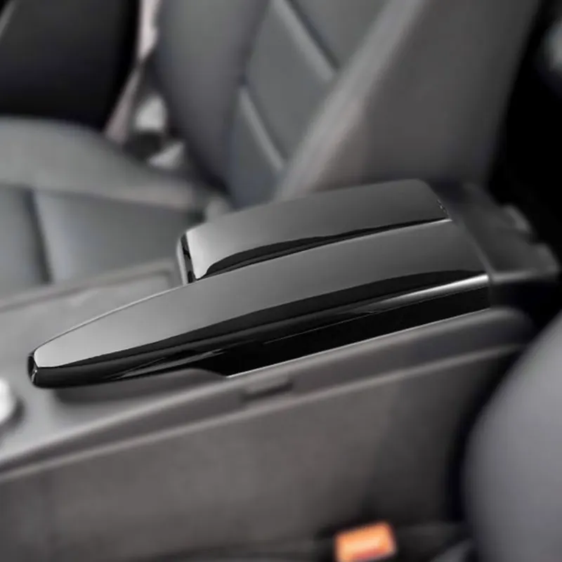 For Mercedes Benz C E GLK Class W204 X204 W212 2009-2013 ABS Car Center Console Stowing Tidying Armrest Box Pad Trim Cover