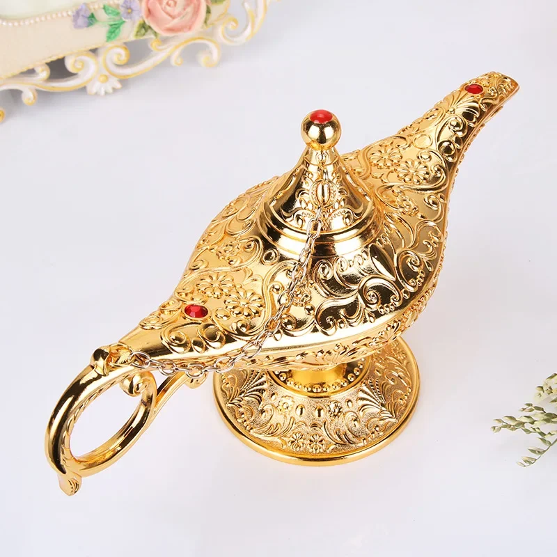 New Arrival Zinc Alloy Vintage Wishing Lamp lamp Handicraft Ornaments for Home Decoration