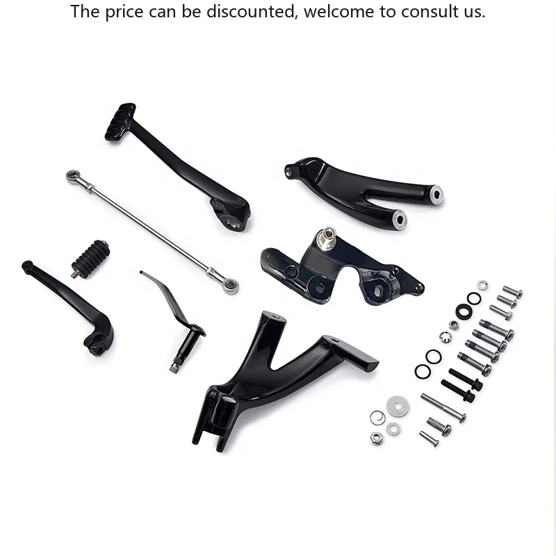 

Aluminum Cruiser 7.5 Forward Front Pedals Control Kit Fits 18-later FXBB FXLR FXLRS FXST Models For Motorcycles Shipped Air
