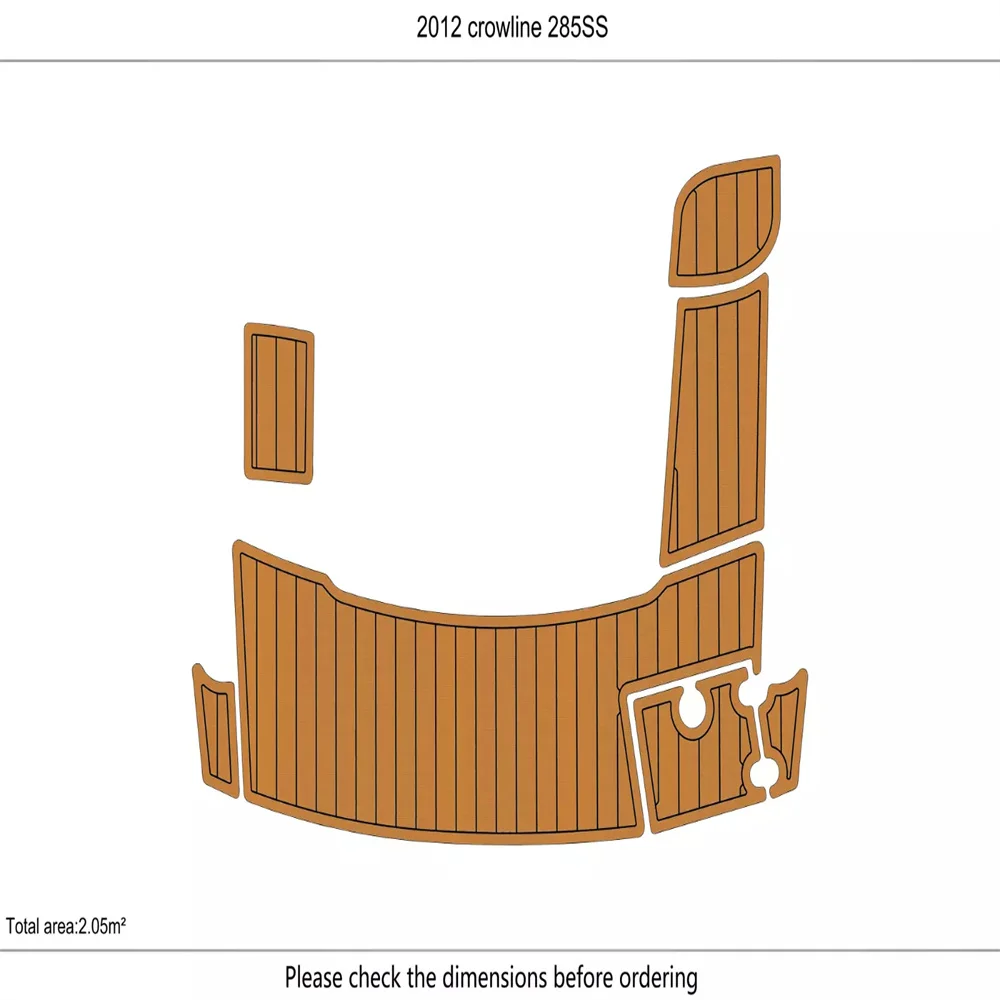 2012-2018 crownline 285SS Swim platform 1/4