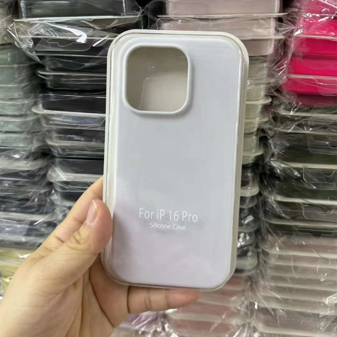 [Stocktake Sales] Silicone Cover For iPhone 16 Pro Max 16 15Plus Box Case (Big Fire Sales)