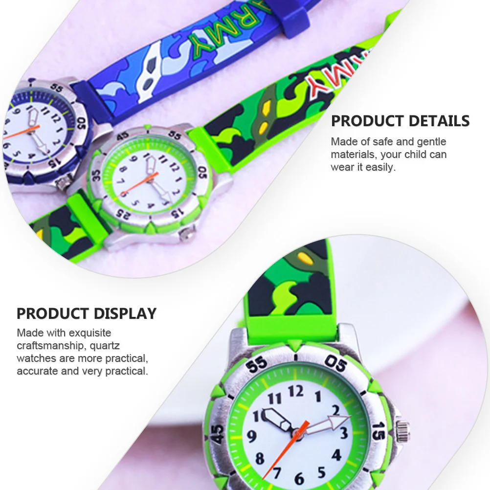 1Pcs Lovely Watch Cartoon Decorative Patterns Vivid Exquisite Design Practical Gift for Watch
