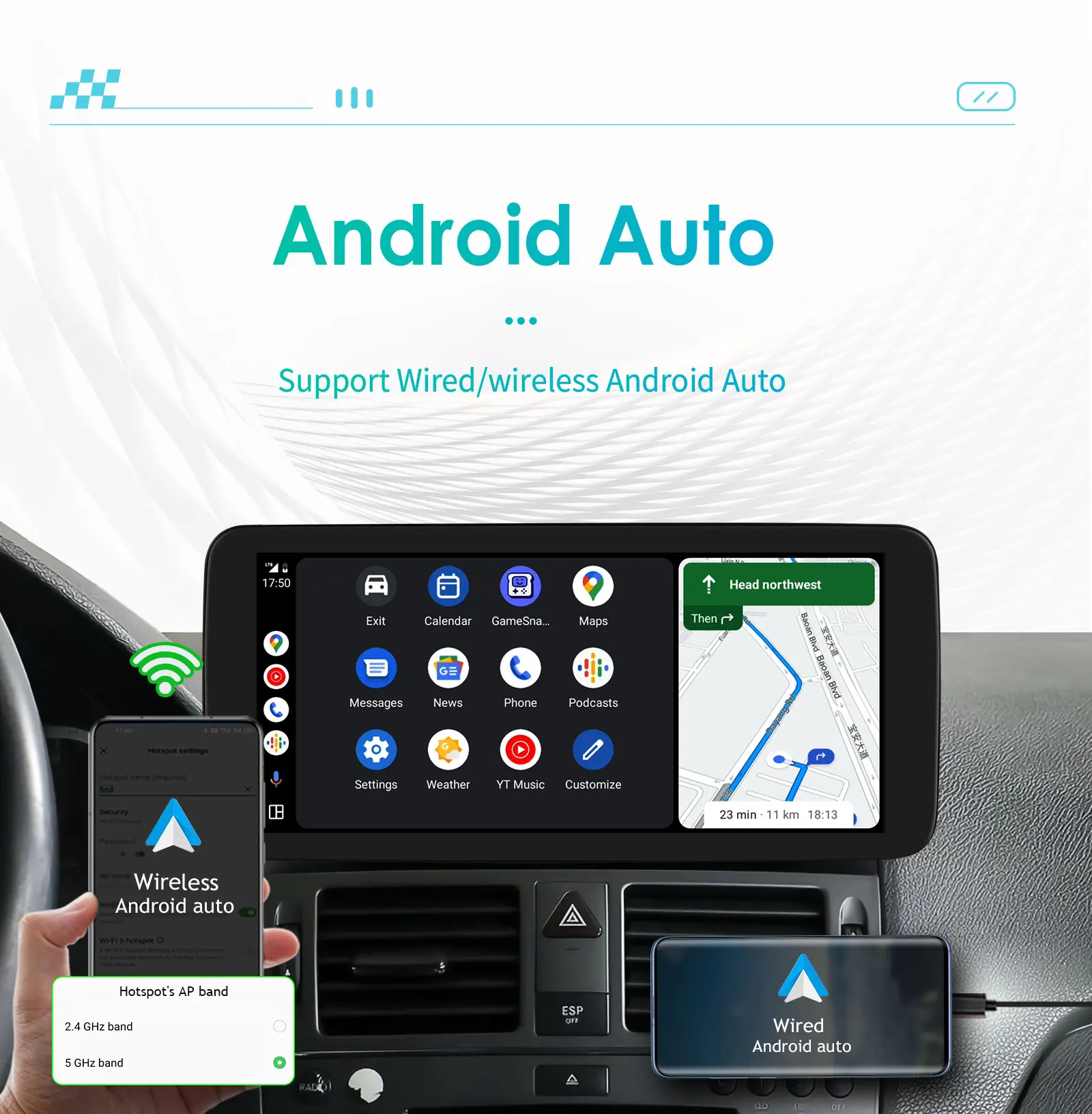 10,25" Hizpo Android Autoradio für Mercedes Benz W204 S204 2008 - 2010 C-Klasse NTG4.0 Intelligentes System RDS DSP GPS AUX CarPlay – Detail 10