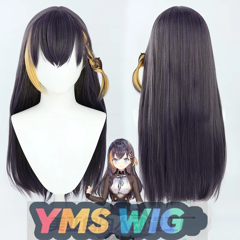 

【YMS WIG】Virtual YouTuber Rainbow Society Petra Gurin, новый парик для косплея, версия с длинными волосами