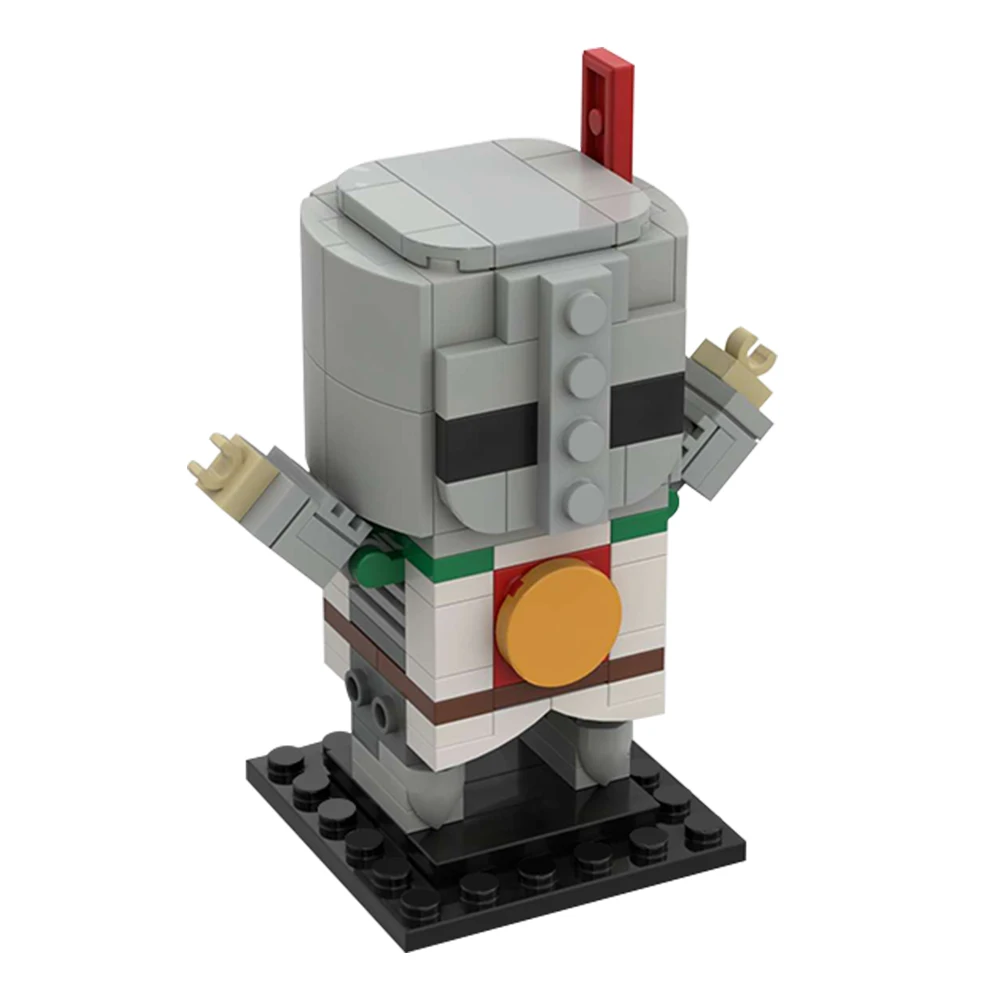 

Gobricks MOC Adventure Games Dark Souled Solaireed Brickheads Building Blocks Character Sun Knighted Undead Demons Bricks Toys