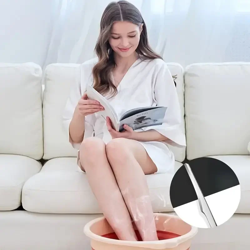 1 szt. Zestaw narzędzi do pedicure Profesjonalny nóż ze stali nierdzewnej do usuwania martwego naskórka Skrobak do stóp Nóż do pielęgnacji stóp Nowy