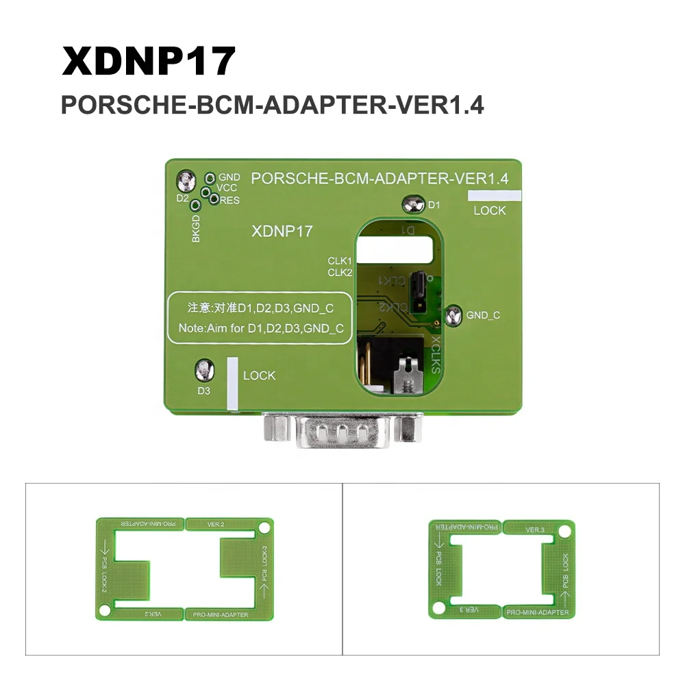 Hot Sales Xhorse XDNP17 MINI PROG Solder Free Adapters For Porsche