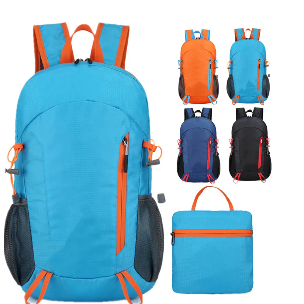 Fast Drop Shipping 22L Portable Foldable Backpack Mountaineering Bag Ultralight Travel Knapsack Hiking Daypack Mochila