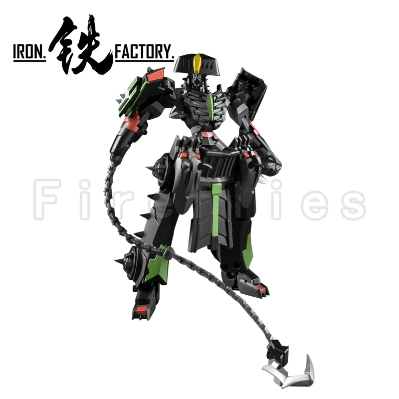 11.7cm Iron Factory Transformation Robot Action Figure IF EX-53 Oni-Vajra Anime Model Toy For Gift Free Shipping