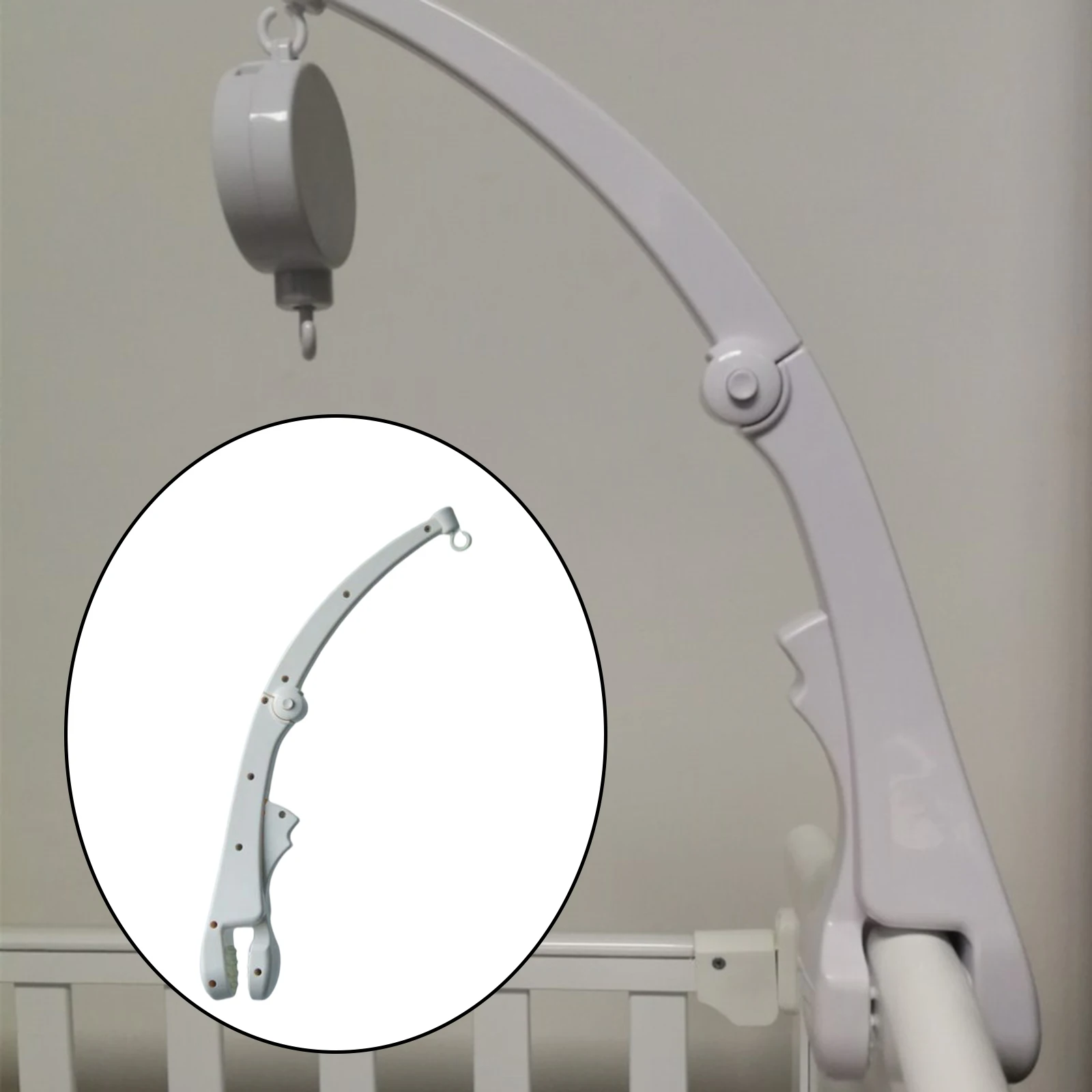 กล่องดนตรีติดเตียงเด็กอ่อน พร้อมแขนหมุน ของเล่นแขวนตกแต่งห้องเด็ก